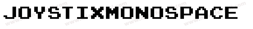 JoystixMonospace Regular字体转换